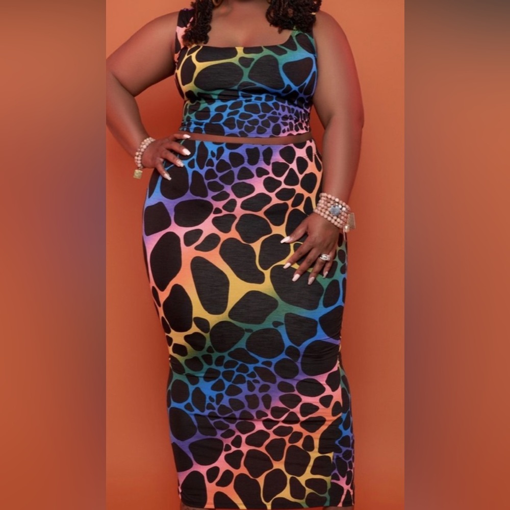 Two Piece Skirt Set